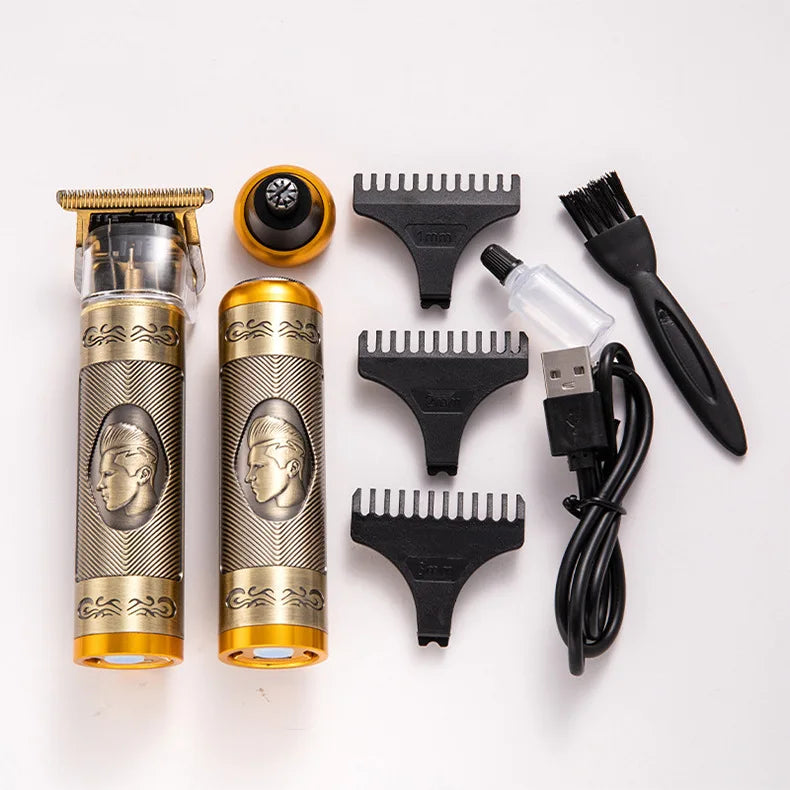 Function Three-in-one Pro Trimmer Electric Hair Clipper USB Charging