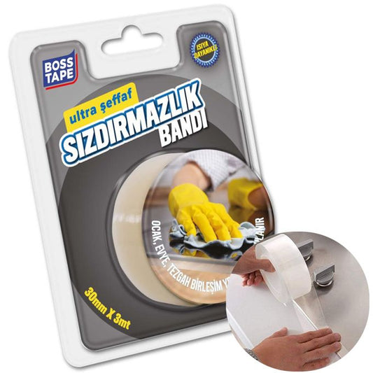 Bande d'étanchéité pour salle de bain & cuisine Transparent