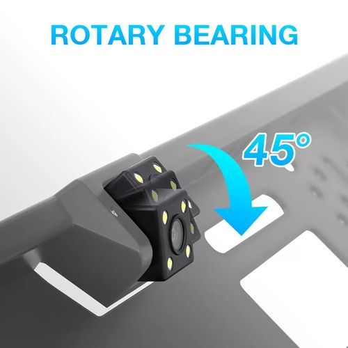 cadre Plaque d'immatriculation de voiture avec caméra de recul