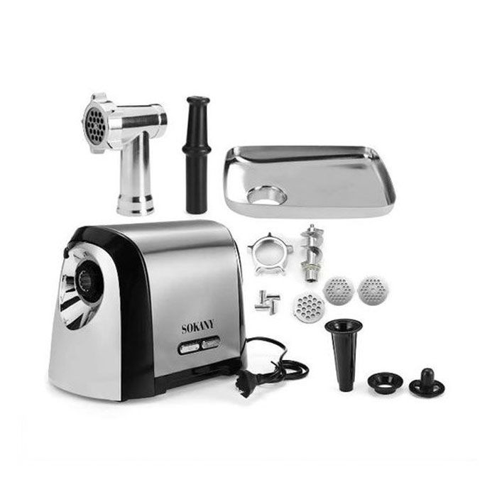 Hachoir à Viande Électrique Sokany Sk-088 - 6.5 L- 3200 W - Inox