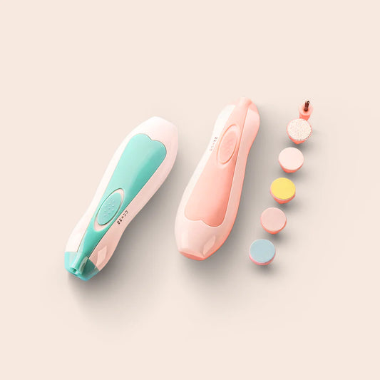 Coupe-ongles électrique pour bébé, lime à ongles, outils de manucure à faible bruit