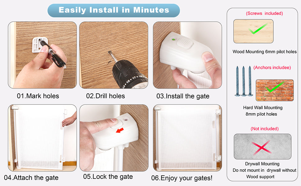 Barrière de sécurité rétractable