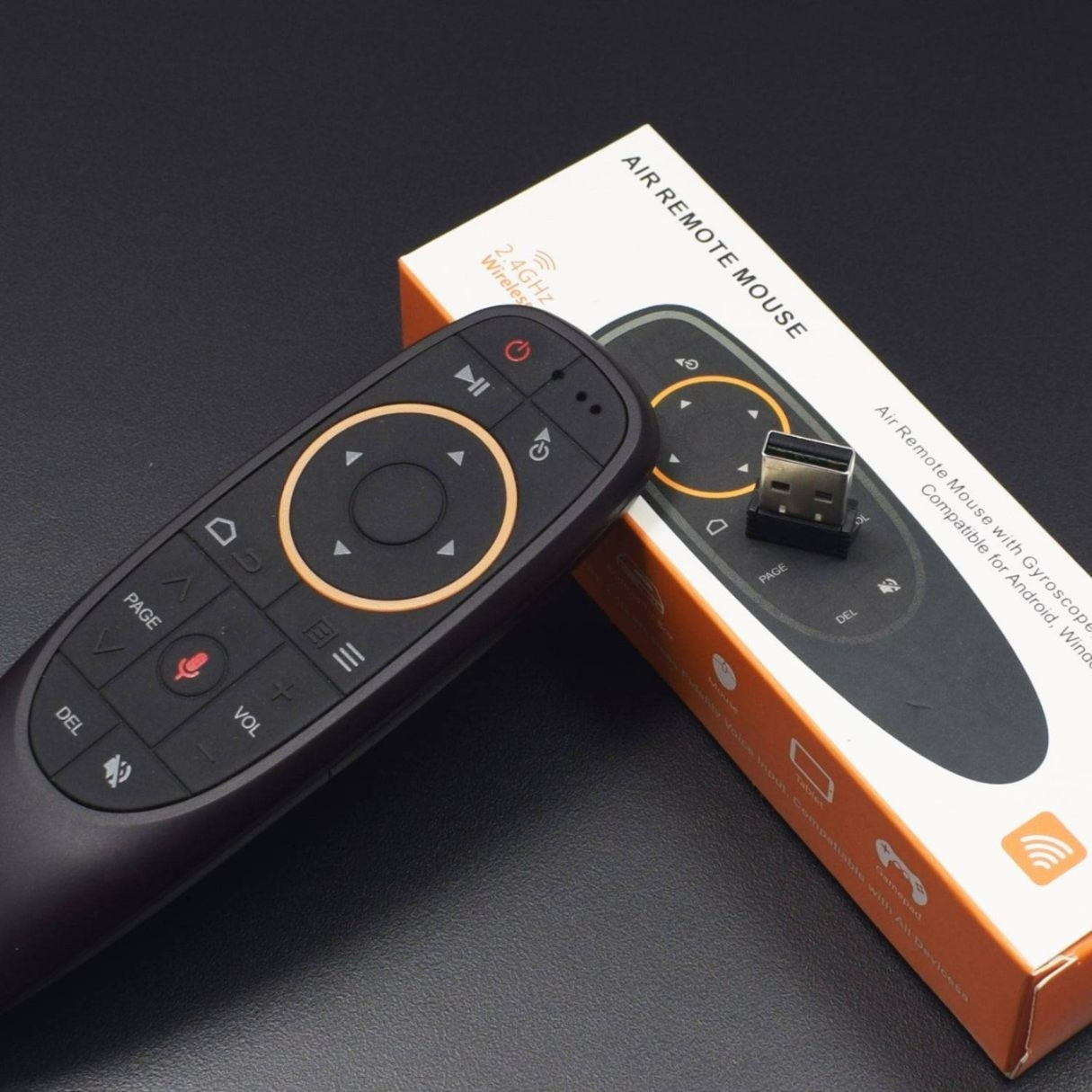 Air Mouse Remote Control, 2.4G Wireless Voice Air Mouse