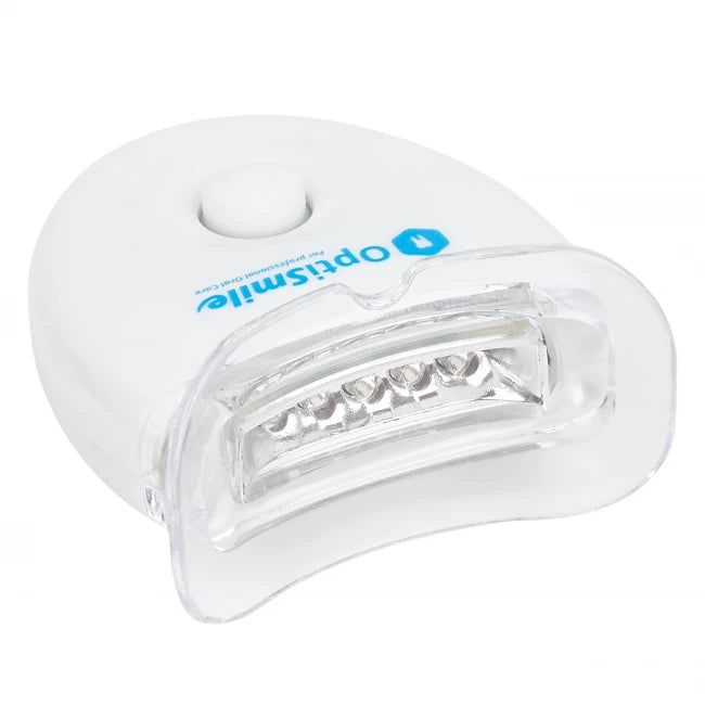Kit de blanchiment dentaire LED OptiSmile – Soin professionnel à domicile