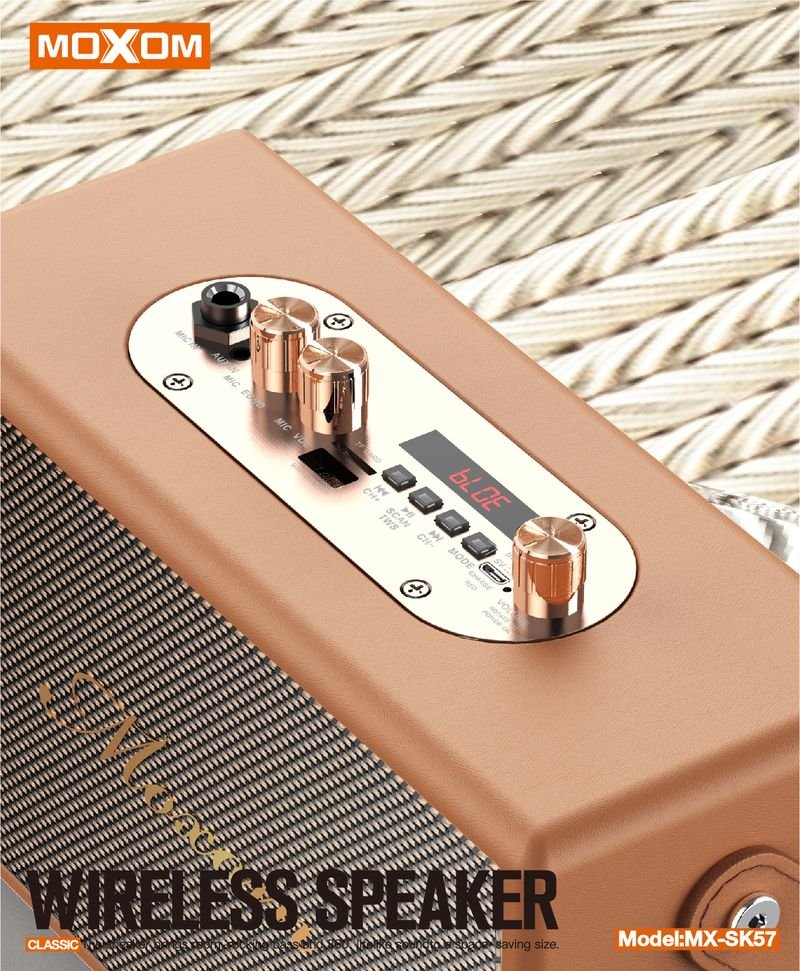 Enceinte Bluetooth MOXOM MX-SK57