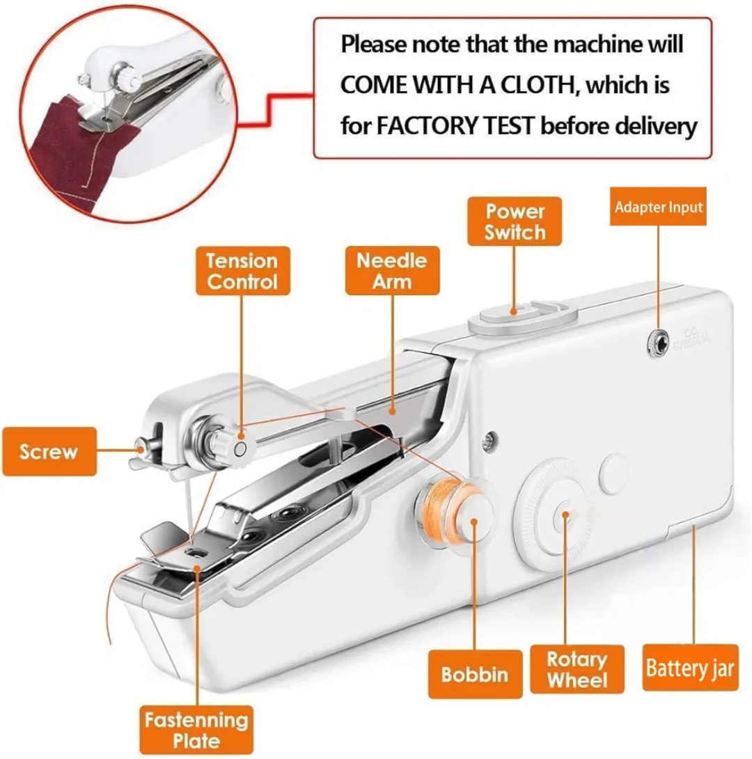 Mini Machine A Coudre Portative avec Accessoires