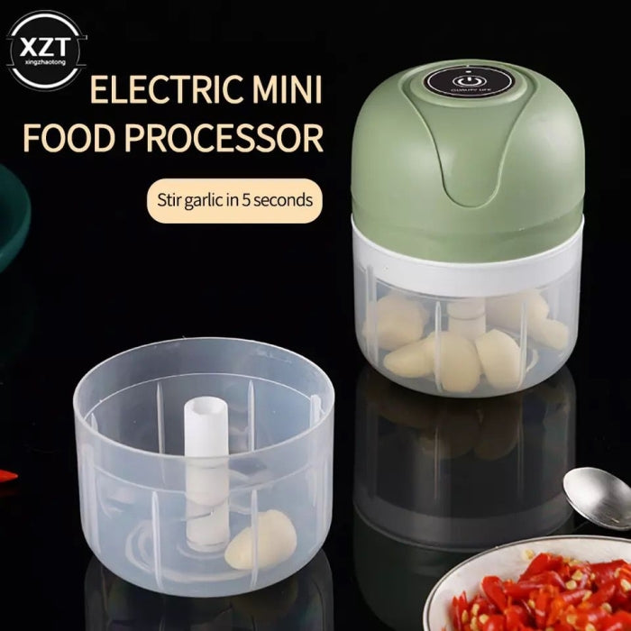 Mini hachoir électrique rechargeable avec câble USB 250 ML