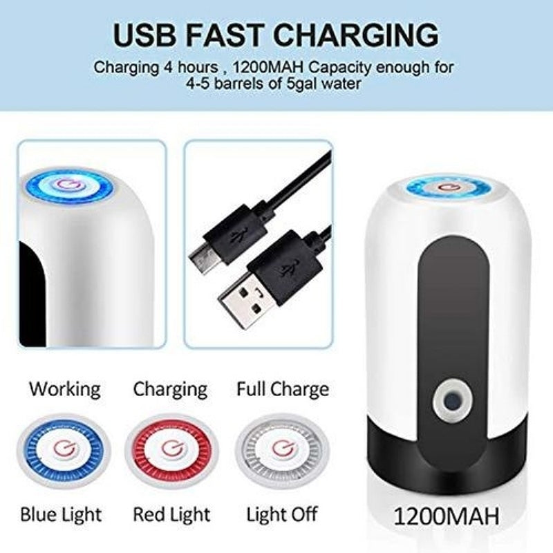 Distributeur D'eau Électrique Portable USB Rechargeable