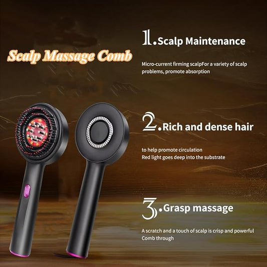 Peigne de Massage du Cuir Chevelu 3-en-1