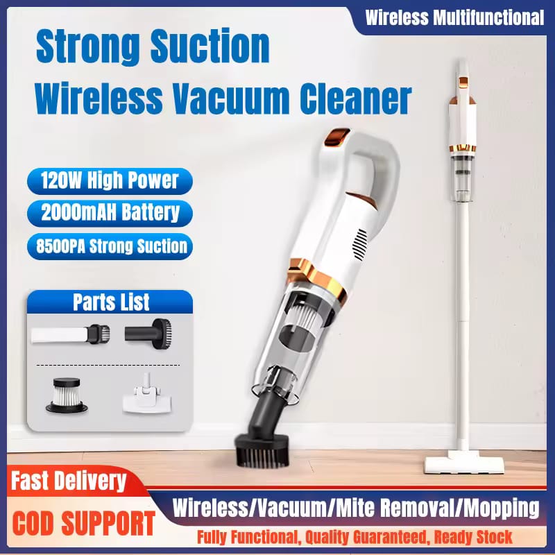 Aspirateur sans fil puissant 120 watts