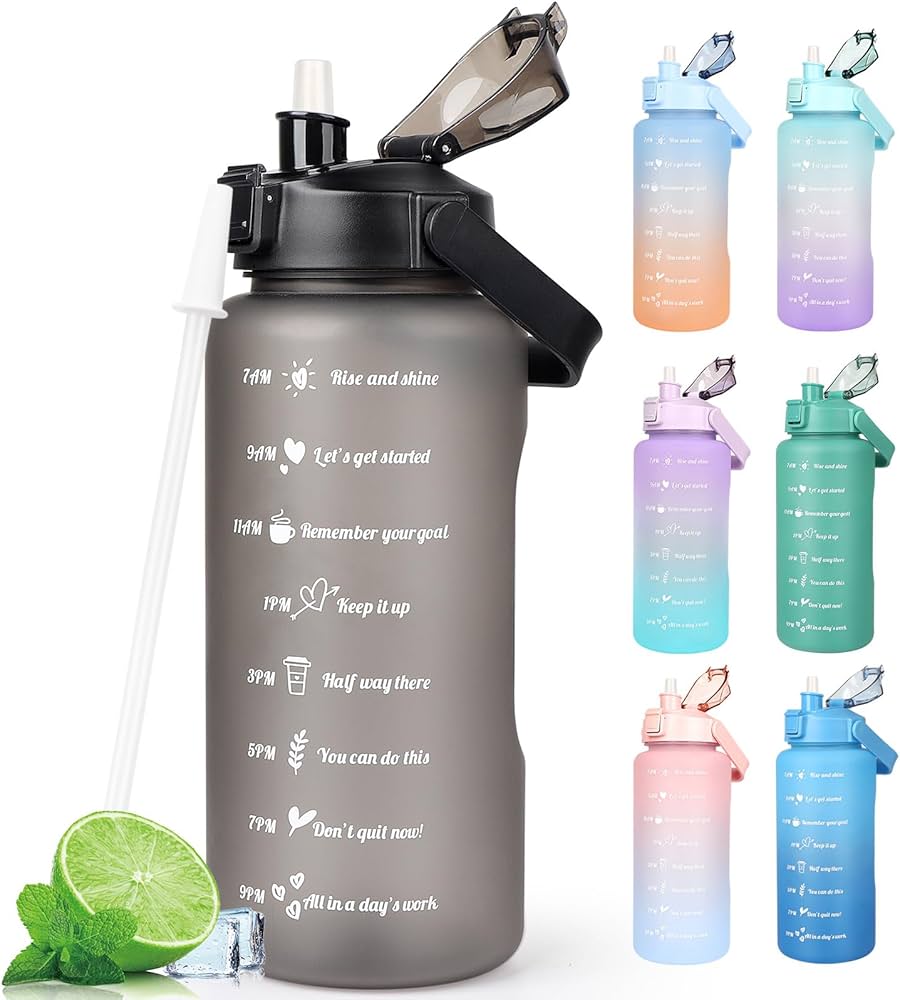 Ensemble De 3 Bouteilles D'eau Motivantes