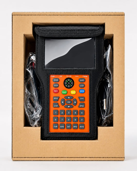 Récepteur Satellite Finder Professionnel Testeur Satellite Portable avec Écran LCD