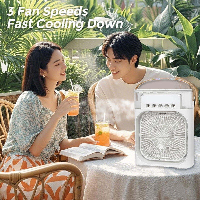 mini-ventilateur portable chinois avec batterie et lumière