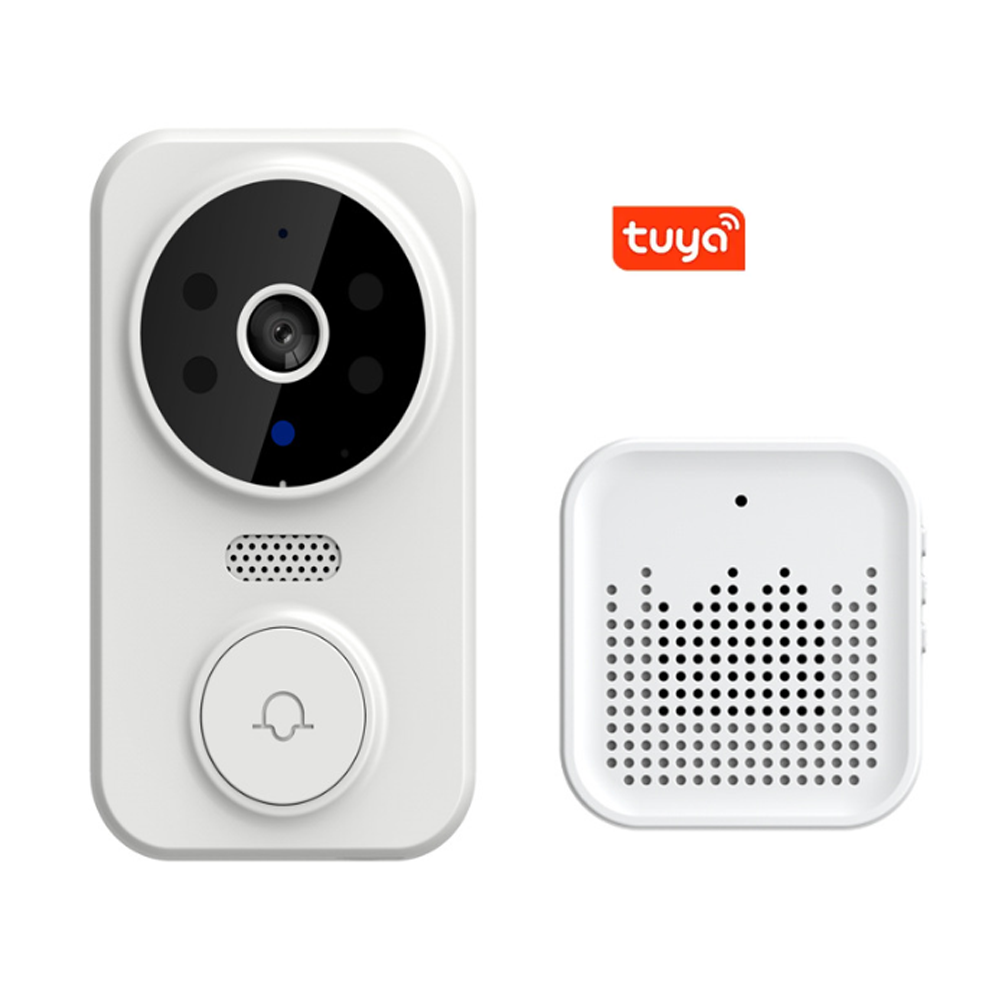 Sonnette Vidéo Intelligente Wifi Tuya avec Mini Carillon Sécurité Connectée