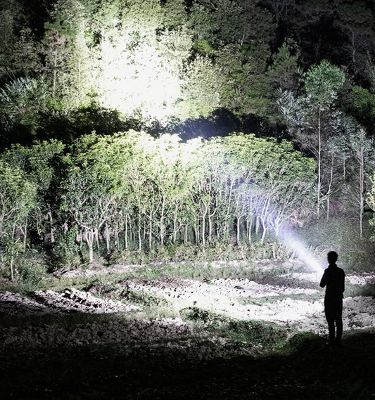 Lampe de poche LED XHP90 rechargeable