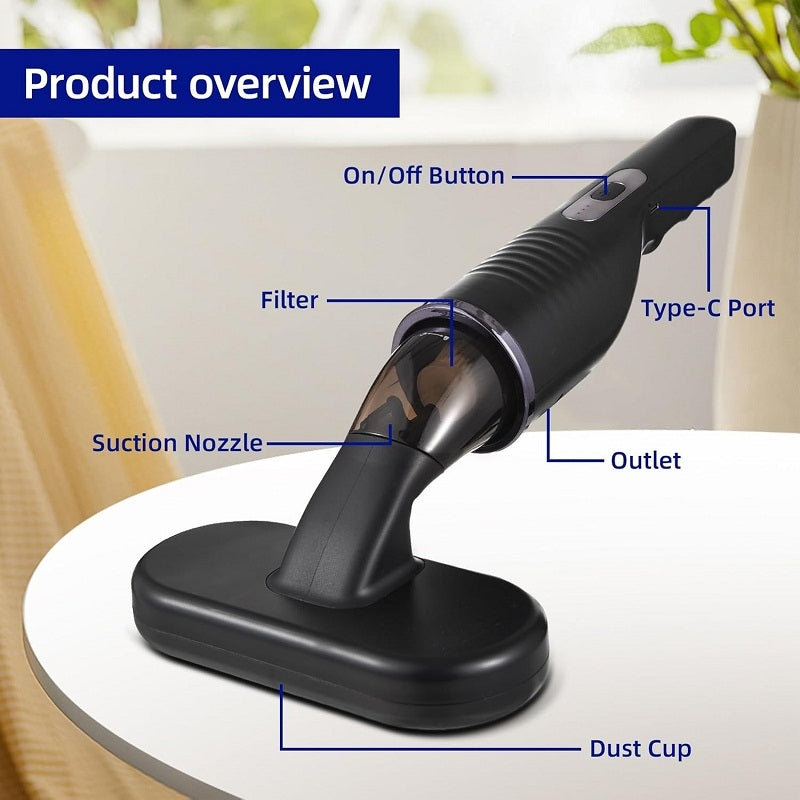 Aspirateur silencieux, puissante & Rechargeable