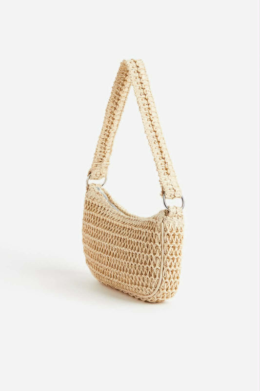 Sac bandoulière en paille