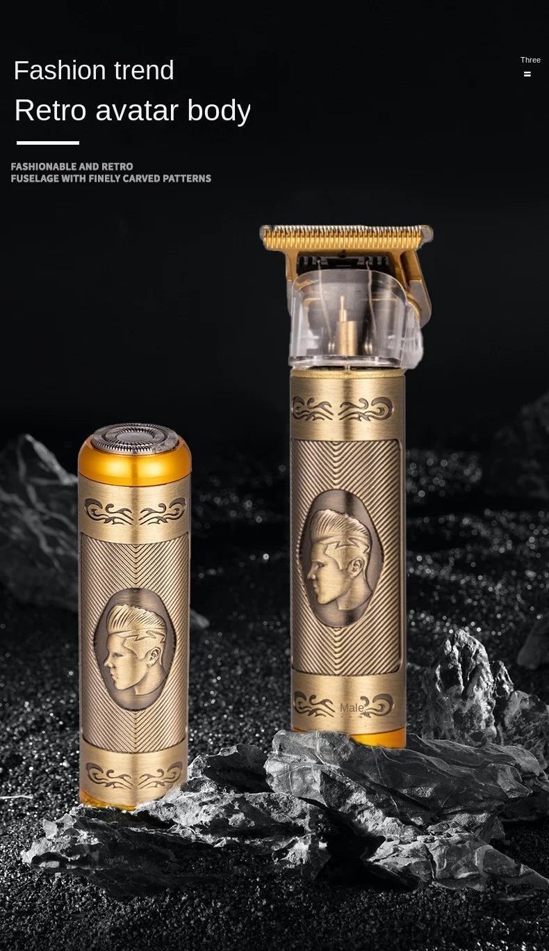 Function Three-in-one Pro Trimmer Electric Hair Clipper USB Charging
