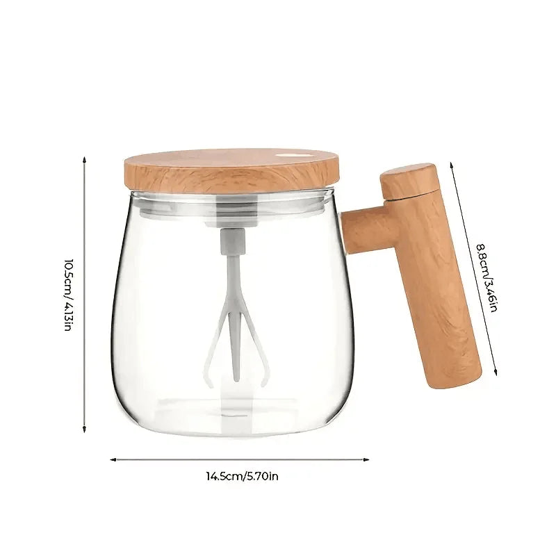 Tasse à café électrique portable de 400 ml avec agitateur automatique