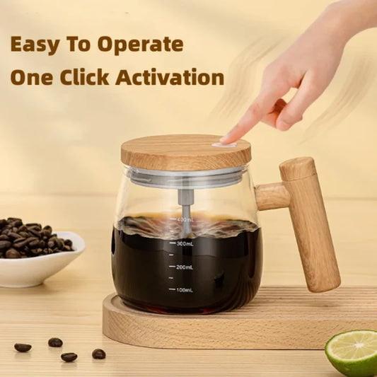 Tasse à café électrique portable de 400 ml avec agitateur automatique