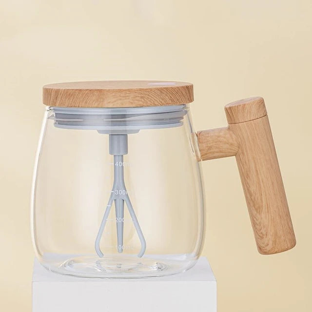 Tasse à café électrique portable de 400 ml avec agitateur automatique