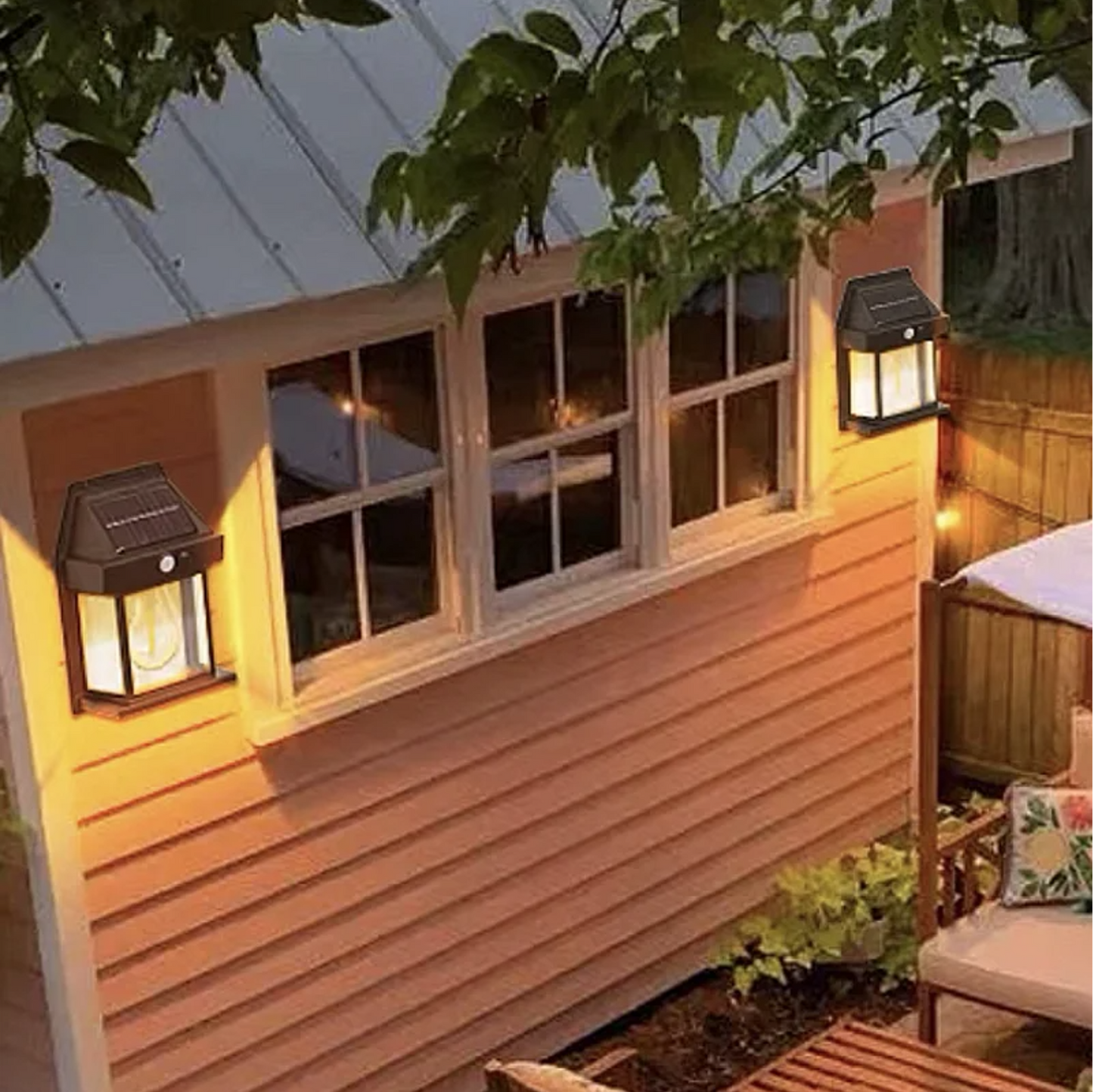 Applique Murale Solaire à Ampoule Tungstène