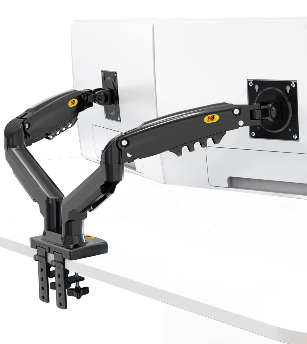 Dual Monitor Desk Mount for 17" - 27" LCD/LED Screens - North bayou F 160