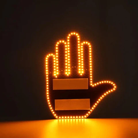 Lumière doigt signalétiques