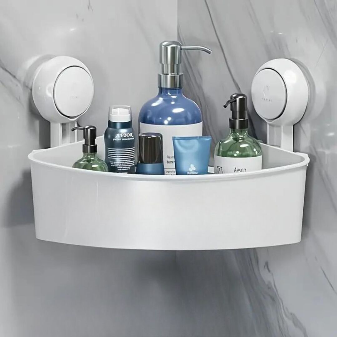 Panier Angle à ventouse - Etagère Douche facile à installer