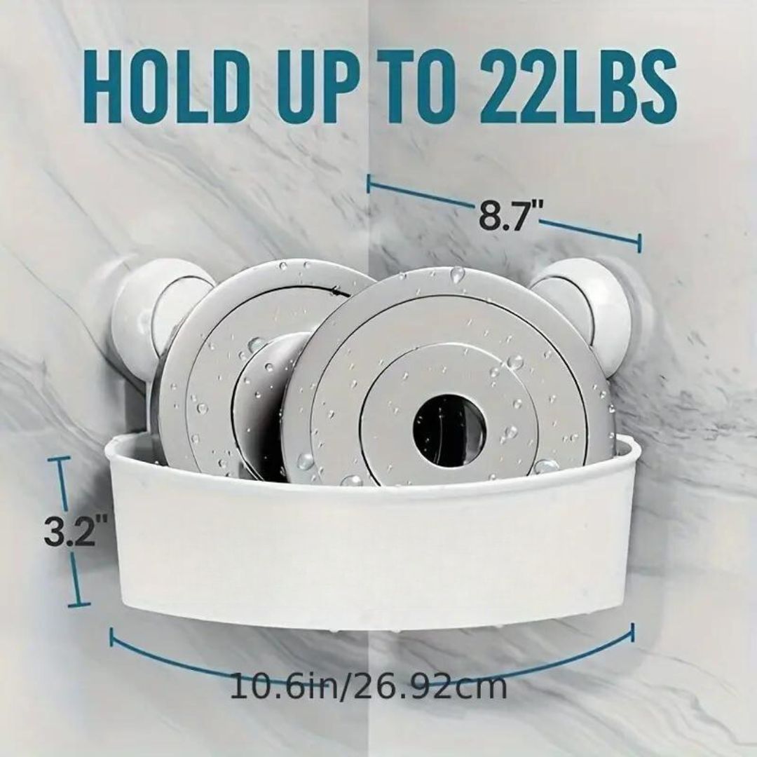 Panier Angle à ventouse - Etagère Douche facile à installer