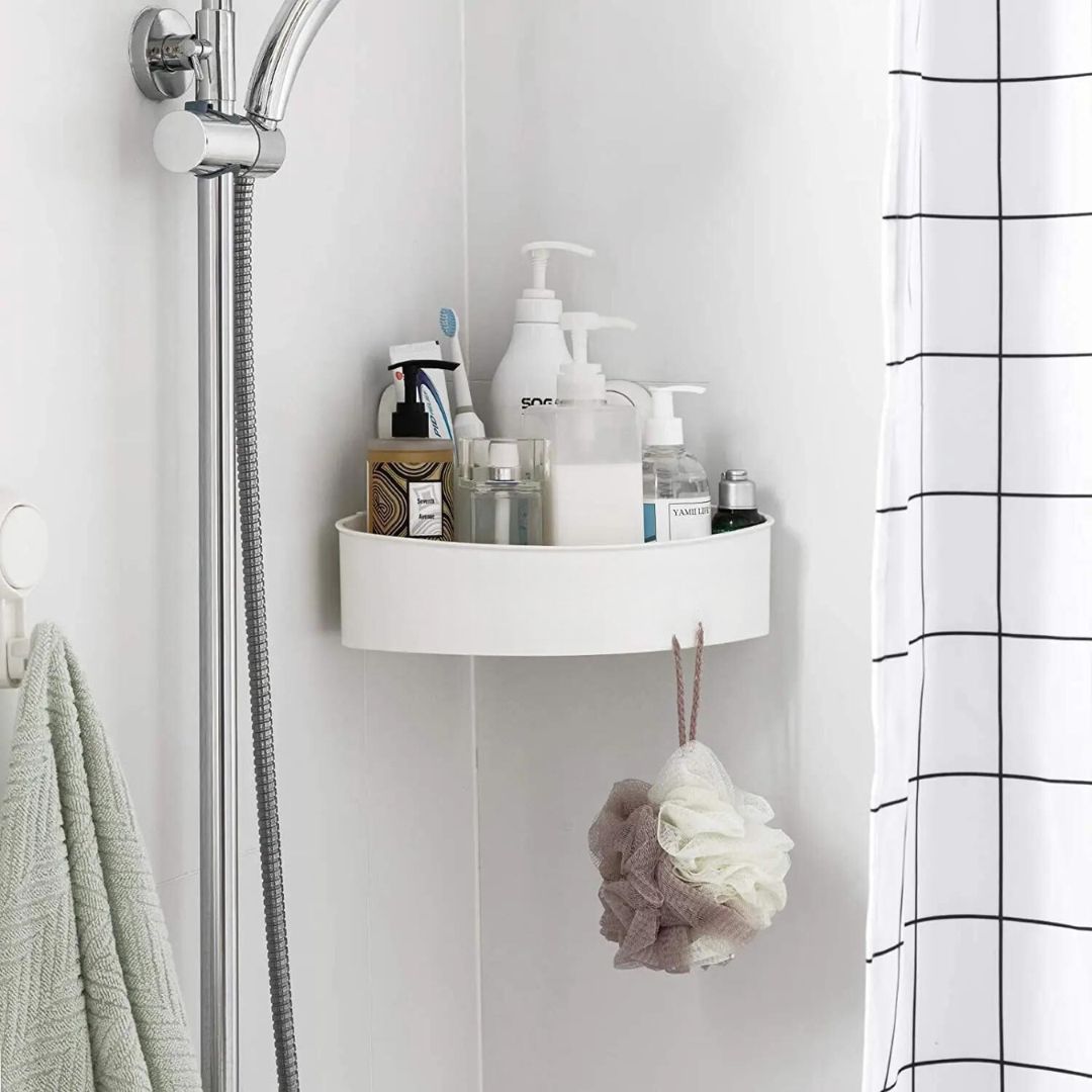Panier Angle à ventouse - Etagère Douche facile à installer