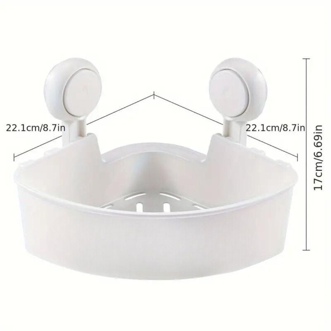 Panier Angle à ventouse - Etagère Douche facile à installer