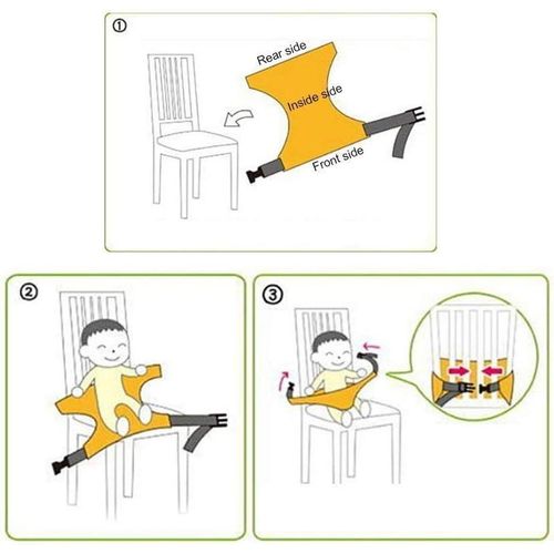Ceinture Pour Chaise bébé - Harnais de sécurité enfant