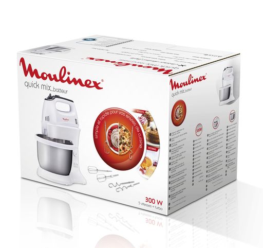 Batteur Avec Bol Quick Mix 300W