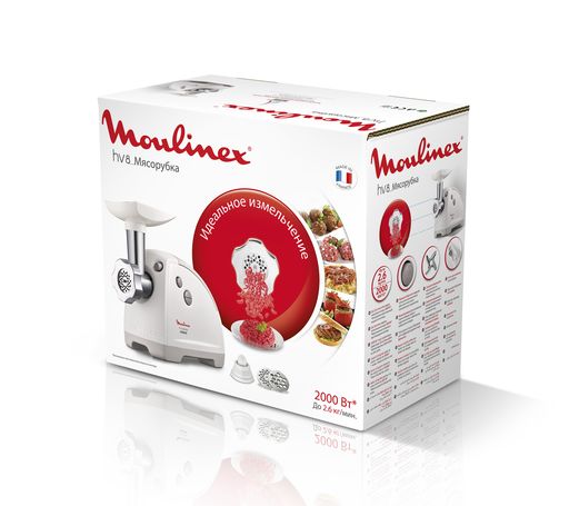Hachoir à Viande Moulinex HV8 2000W