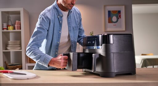 Friteuse sans huile Dual Easy Fry & Grill