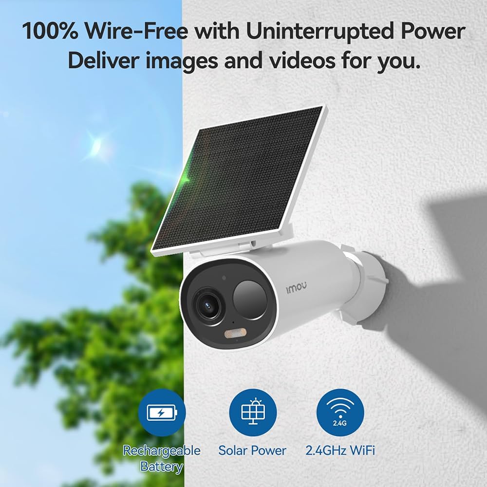 IMOU Cell 3C  sans fil 3MP 2K + Panneau solaire