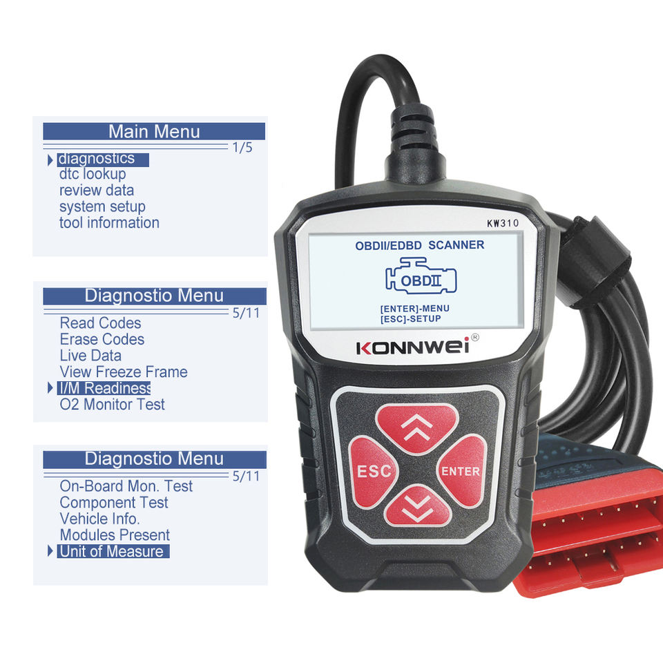 Konnwei Outil Diagnostic professionnel de voiture