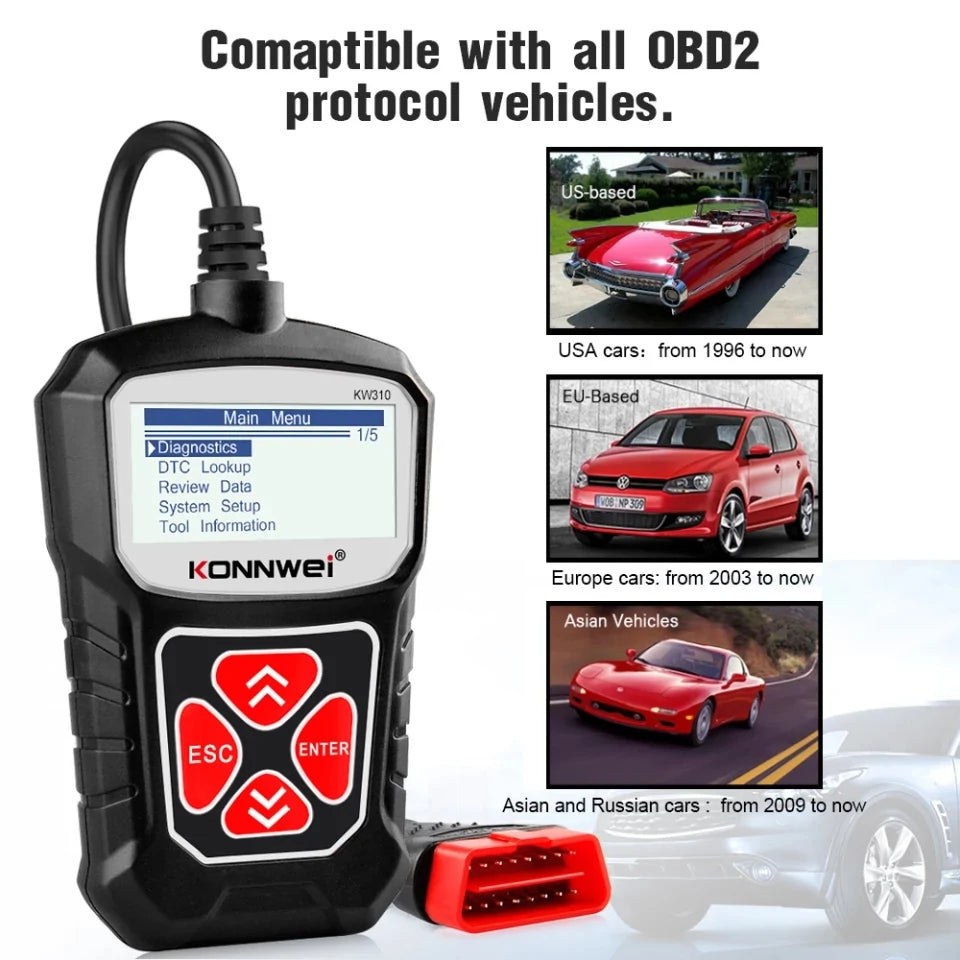 Konnwei Outil Diagnostic professionnel de voiture
