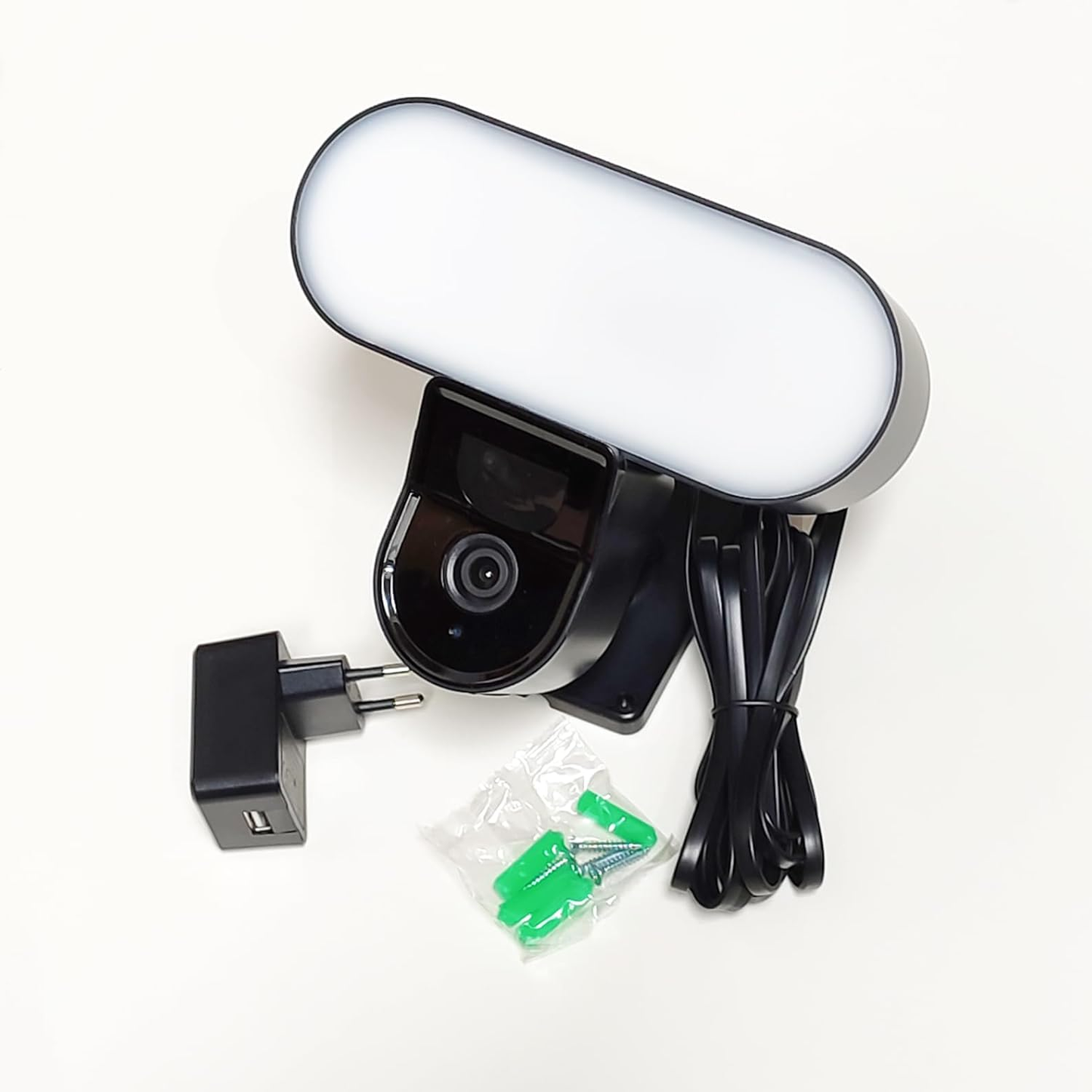 Security Camera 3MP, Projector 10W & PIR Detector