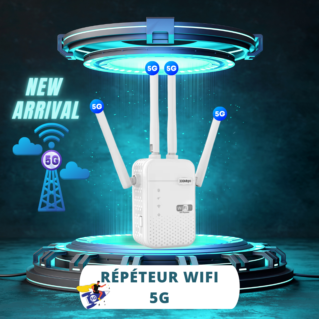 Répéteur wifi 5G - Double Bande