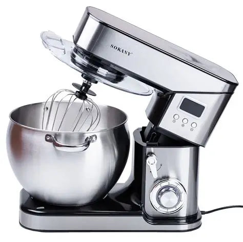 Mixeur Pétrin Digital Sokany - 2000 W - 6 Vitesses -10L