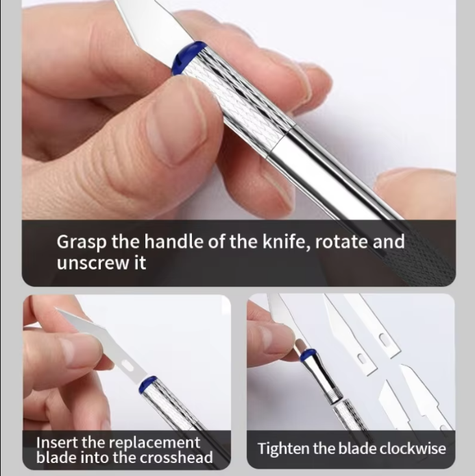 13 Couteaux de sculpture en Alliage d'aluminium