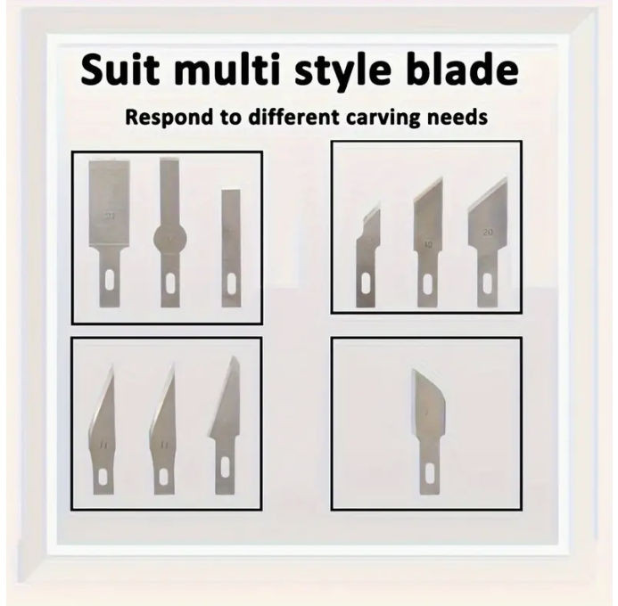 13 Couteaux de sculpture en Alliage d'aluminium