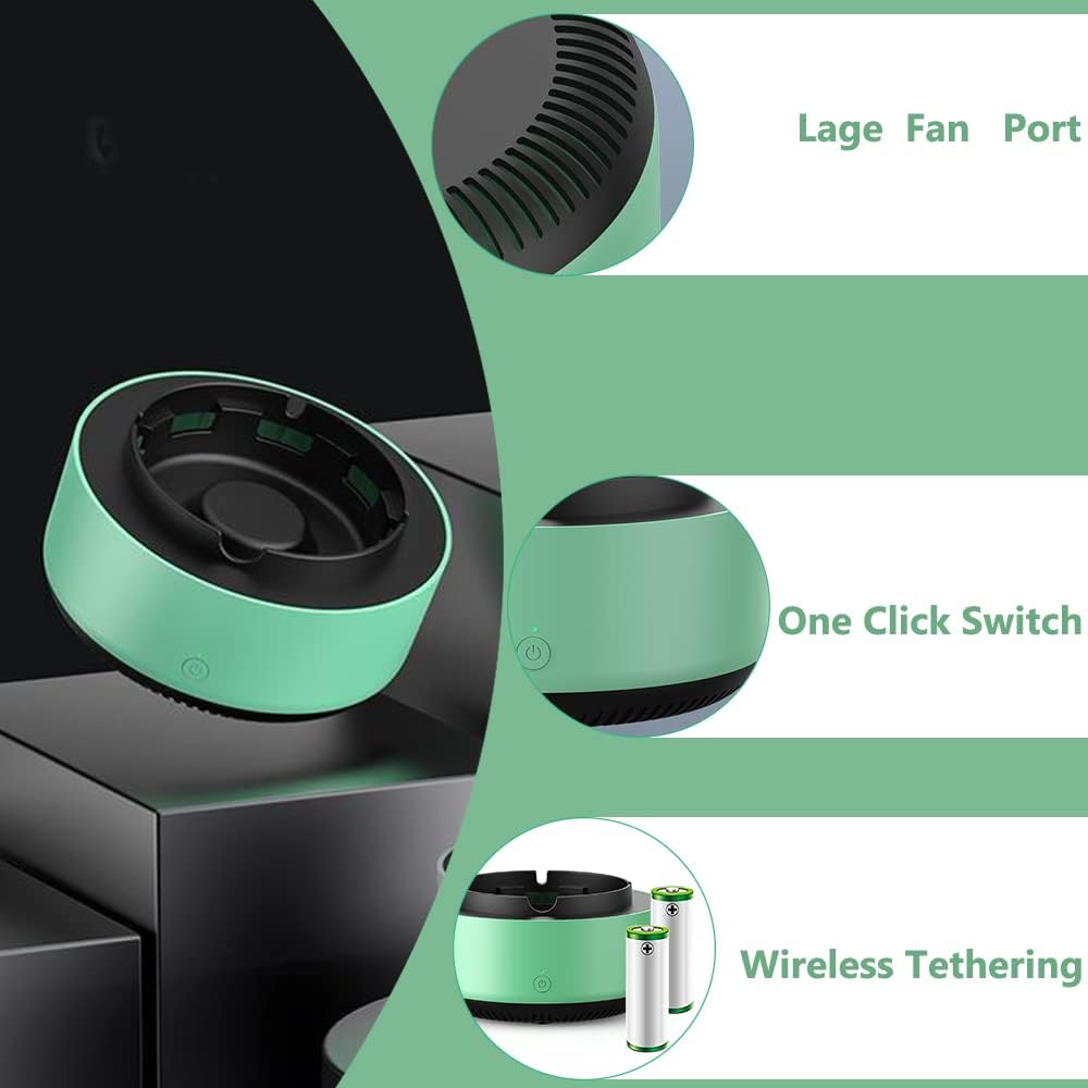 Cendrier Purificateur d’Air 2 en 1