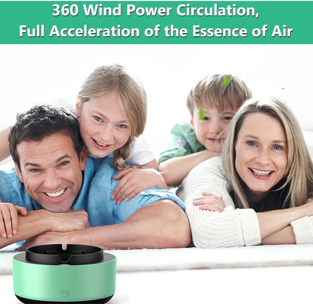 Cendrier Purificateur d’Air 2 en 1
