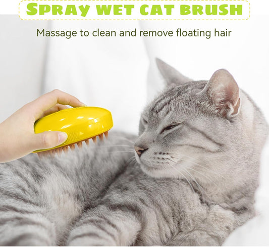 Brosse à vapeur pour chien et chat