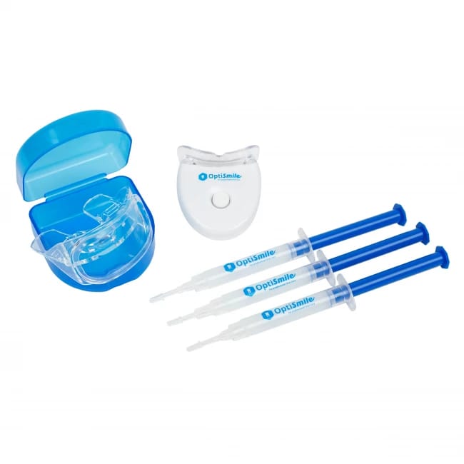 Kit de blanchiment dentaire LED OptiSmile – Soin professionnel à domicile