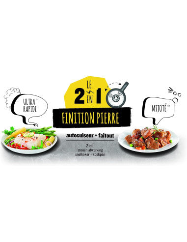 Cocotte Minute Finition Pierre - 5L