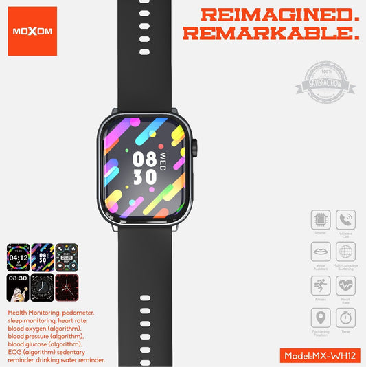 Smartwatch de sport MOXOM MX-WH12